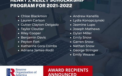 ROA Henry J. Reilly Scholarship Recipients Announced