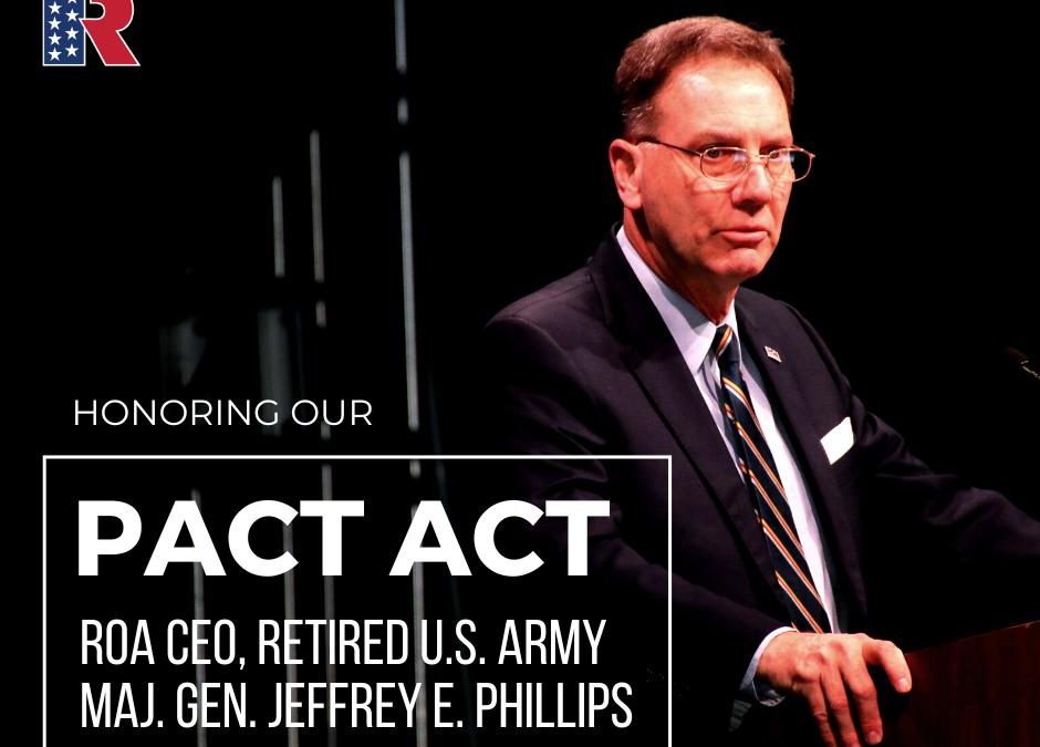 ROA CEO asks fellow generals, admirals to urge Senate support for PACT Act veterans’ toxicity benefits