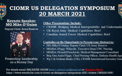 CIOMR U.S. Delegation Symposium Registration Closing at Midnight March 17 Eastern Time