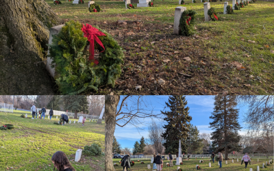 Wreath-laying honors veterans in Walla Walla and College Place, Wash.