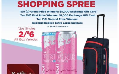 Exchange shoppers can win more than $26,000 in prizes in Red Bull’s Spring Edition Sweepstakes