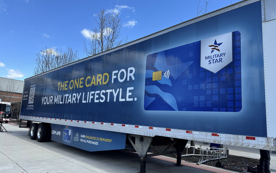 On a Roll: MILITARY STAR Card’s Value Hits the Road with Six New Wrapped Trailers