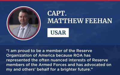 Faces of ROA: USAR Capt. Matthew Feehan