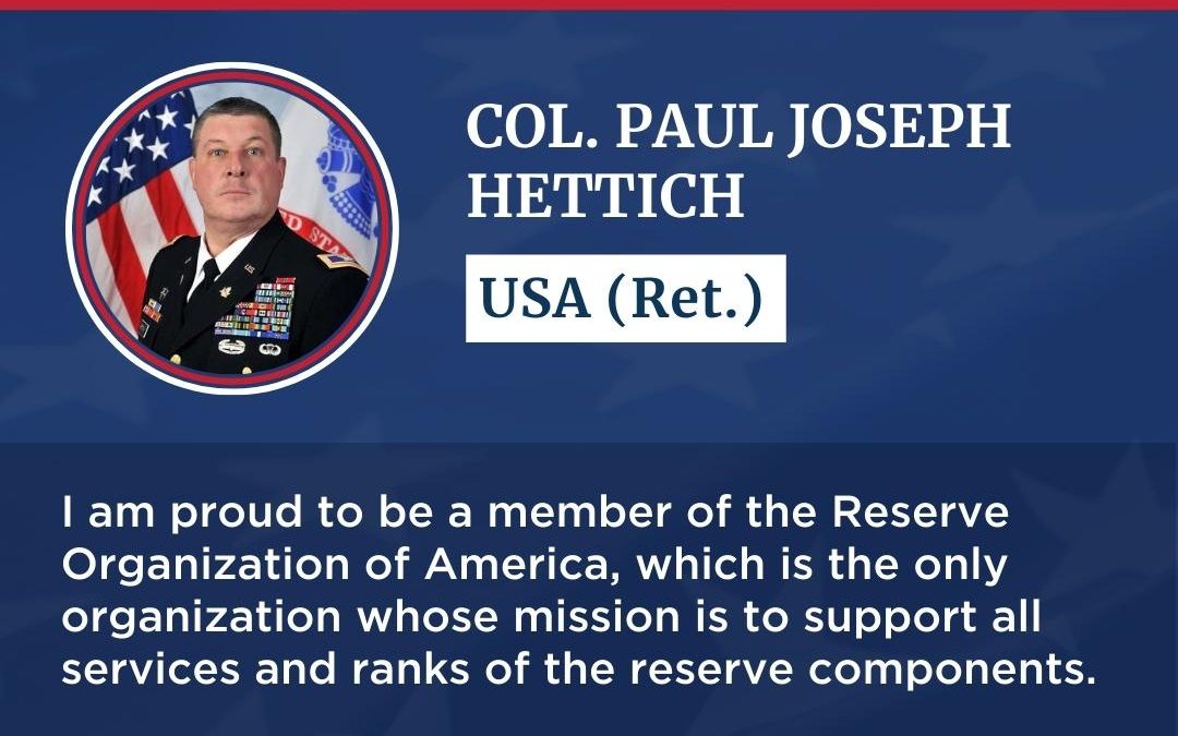 Faces of ROA: USA (Ret.) Col. Paul Joseph Hettich