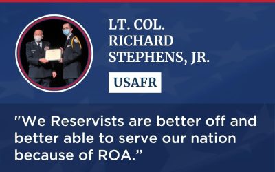 Faces of ROA: USAFR Lt. Col. Richard Stephens, Jr.