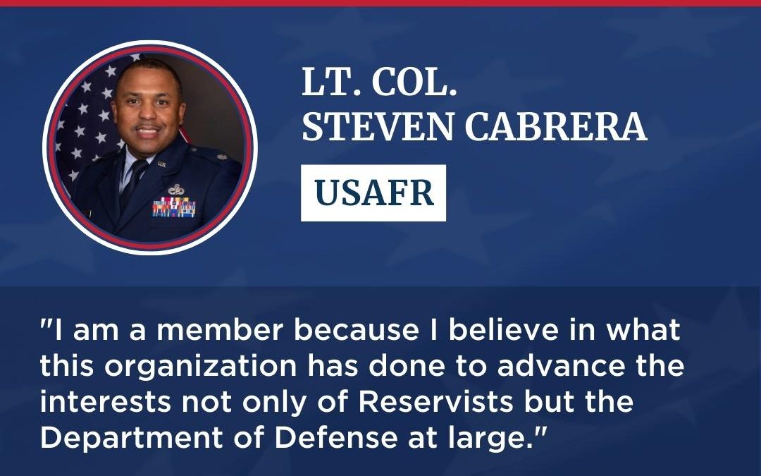 Faces of ROA: USAFR Lt. Col. Steven Cabrera