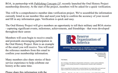 ROA’s Oral History Project