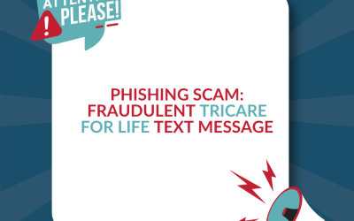Scam targeting TRICARE For Life users via text message