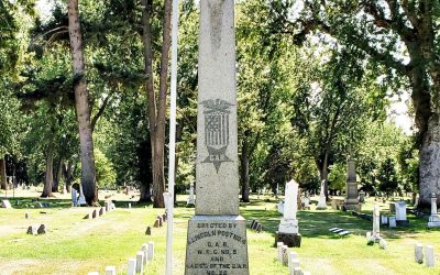 Walla Walla Chapter helps with replacement of two Civil War-era headstones