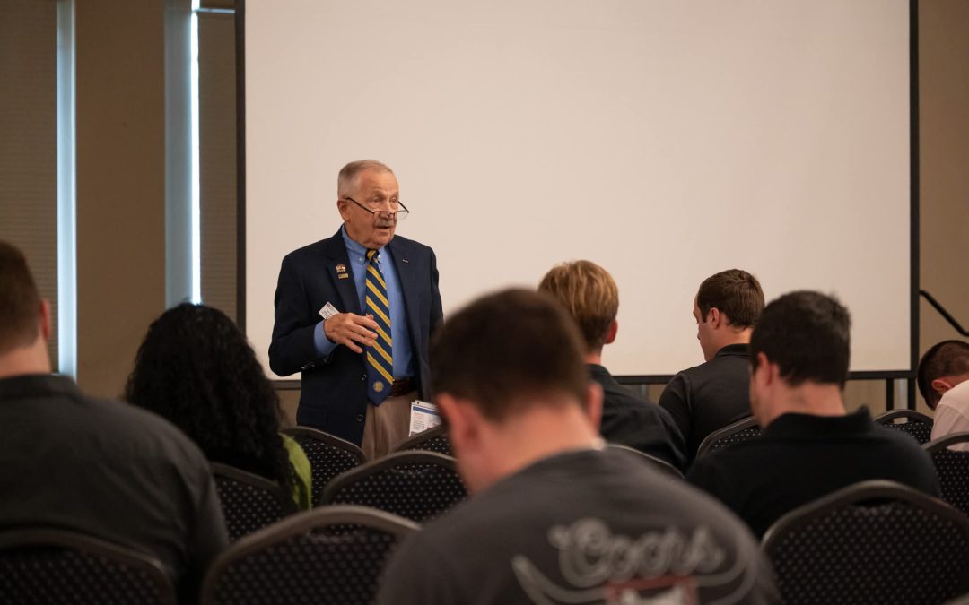 Dept. of North Carolina team briefs attendees at USAF IRR Muster